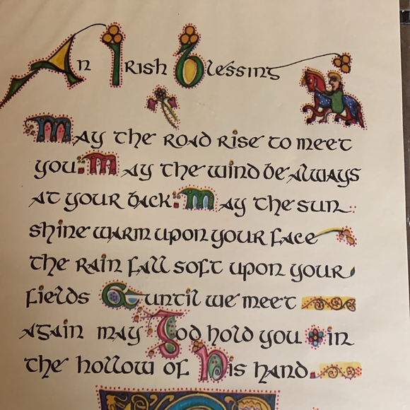 An Irish Blessing Vintage Poster - Picture 6 of 10